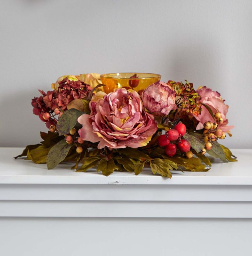 Peony Hydrangea Candelabrum