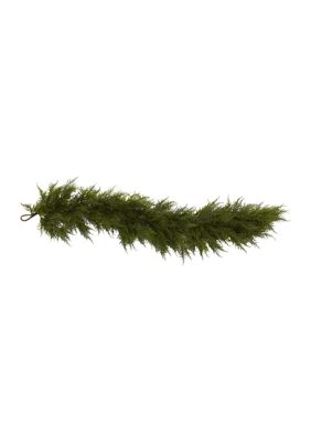 Nearly Natural 60 inch Cedar Garland, Green
