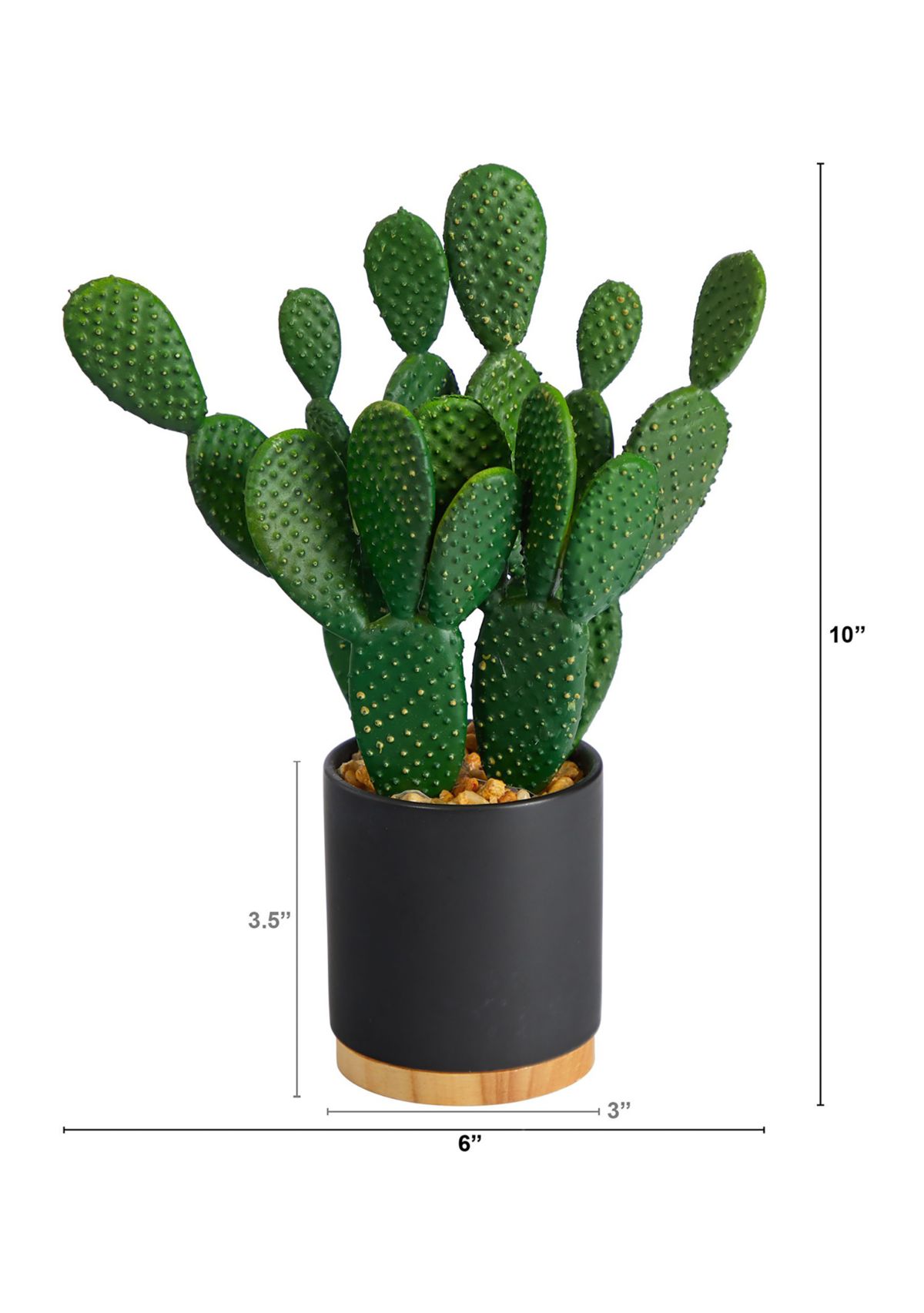 10-Inch Cactus Succulent Artificial Plant in Planter