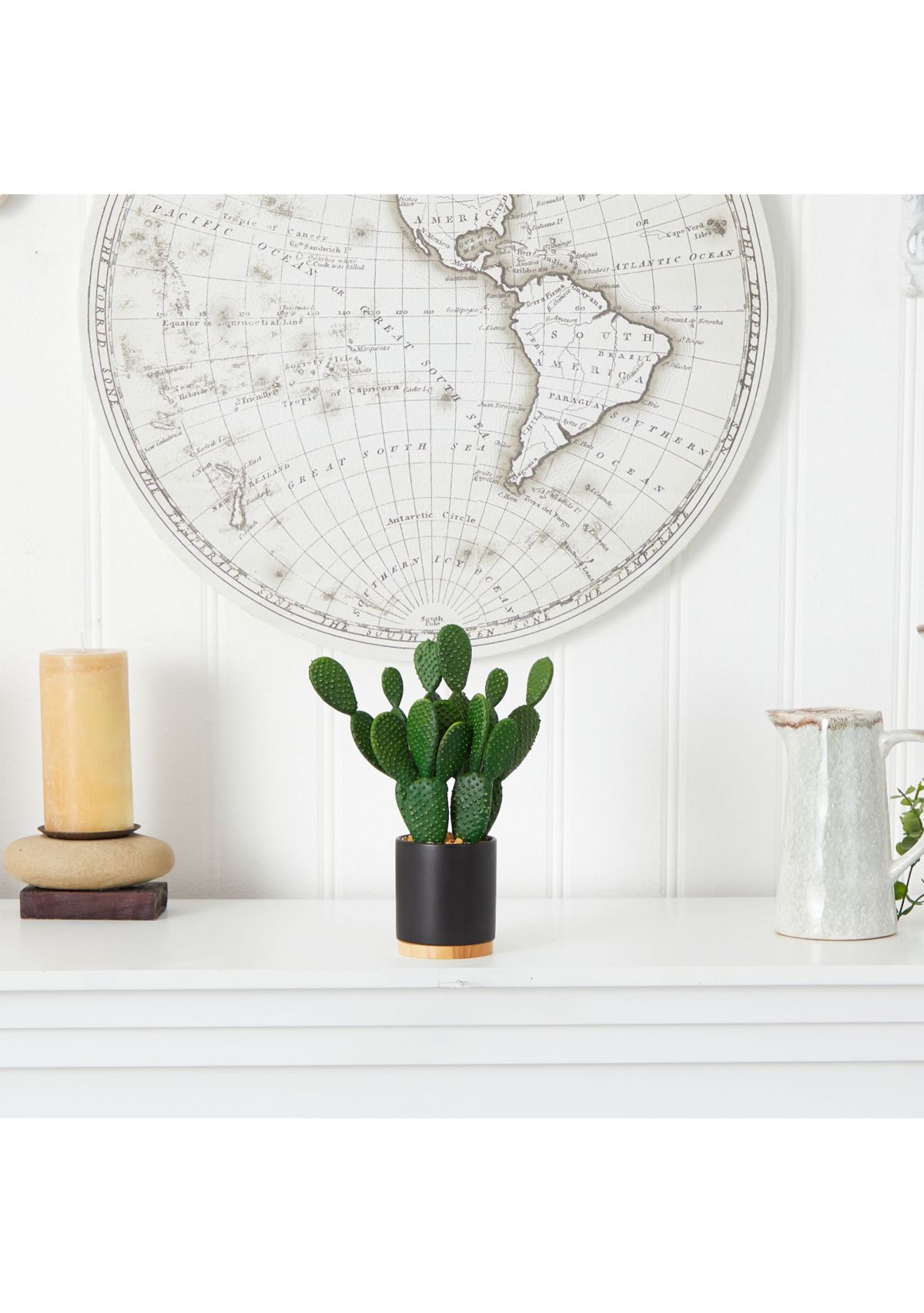 10-Inch Cactus Succulent Artificial Plant in Planter