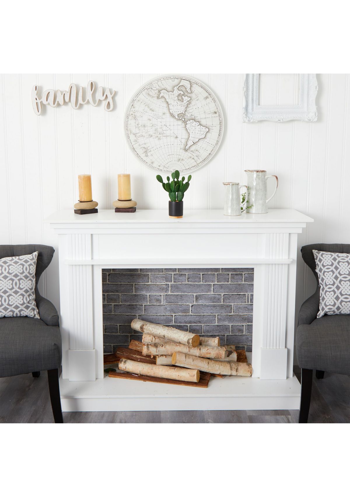 10-Inch Cactus Succulent Artificial Plant in Planter