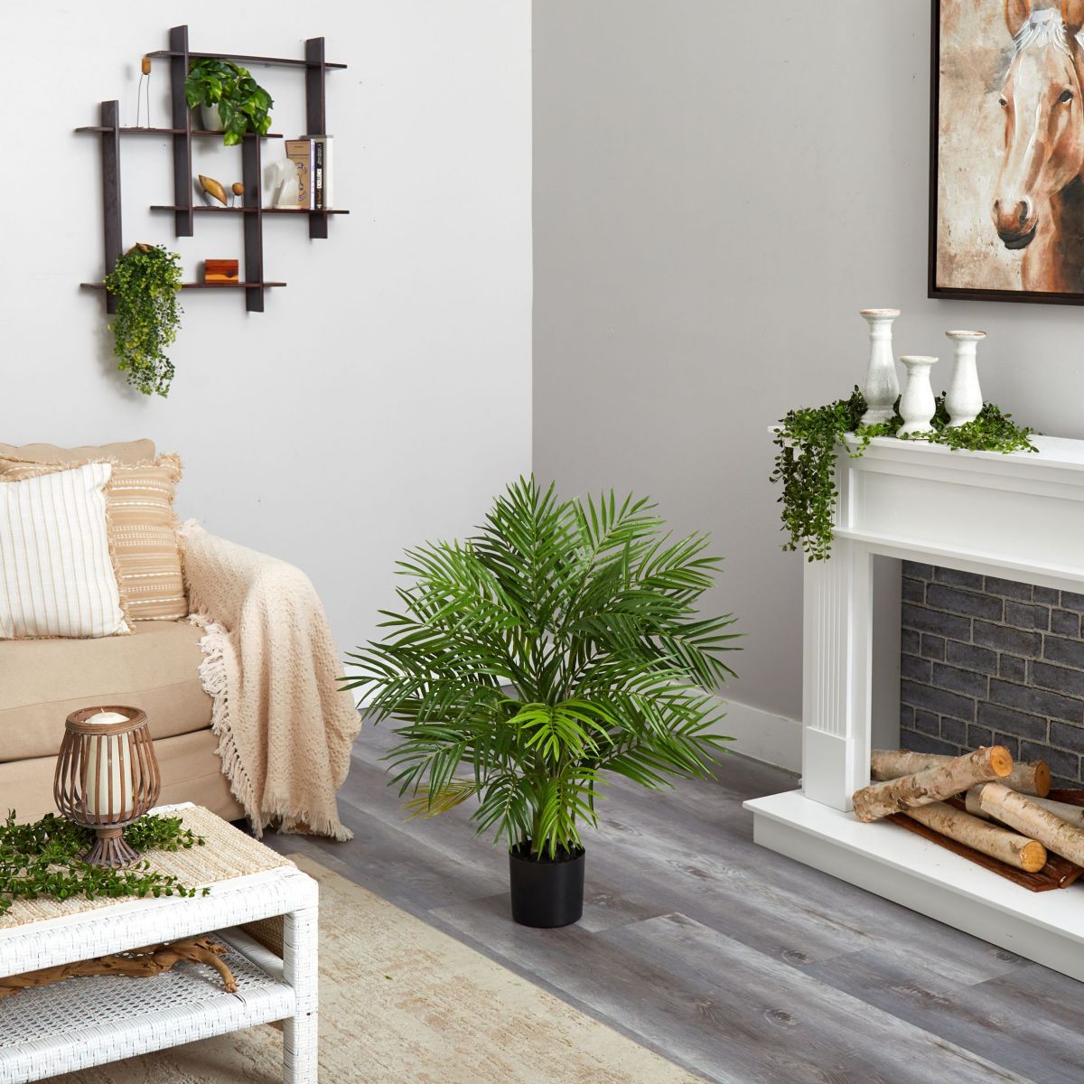 3-Foot Areca Silk Palm Tree