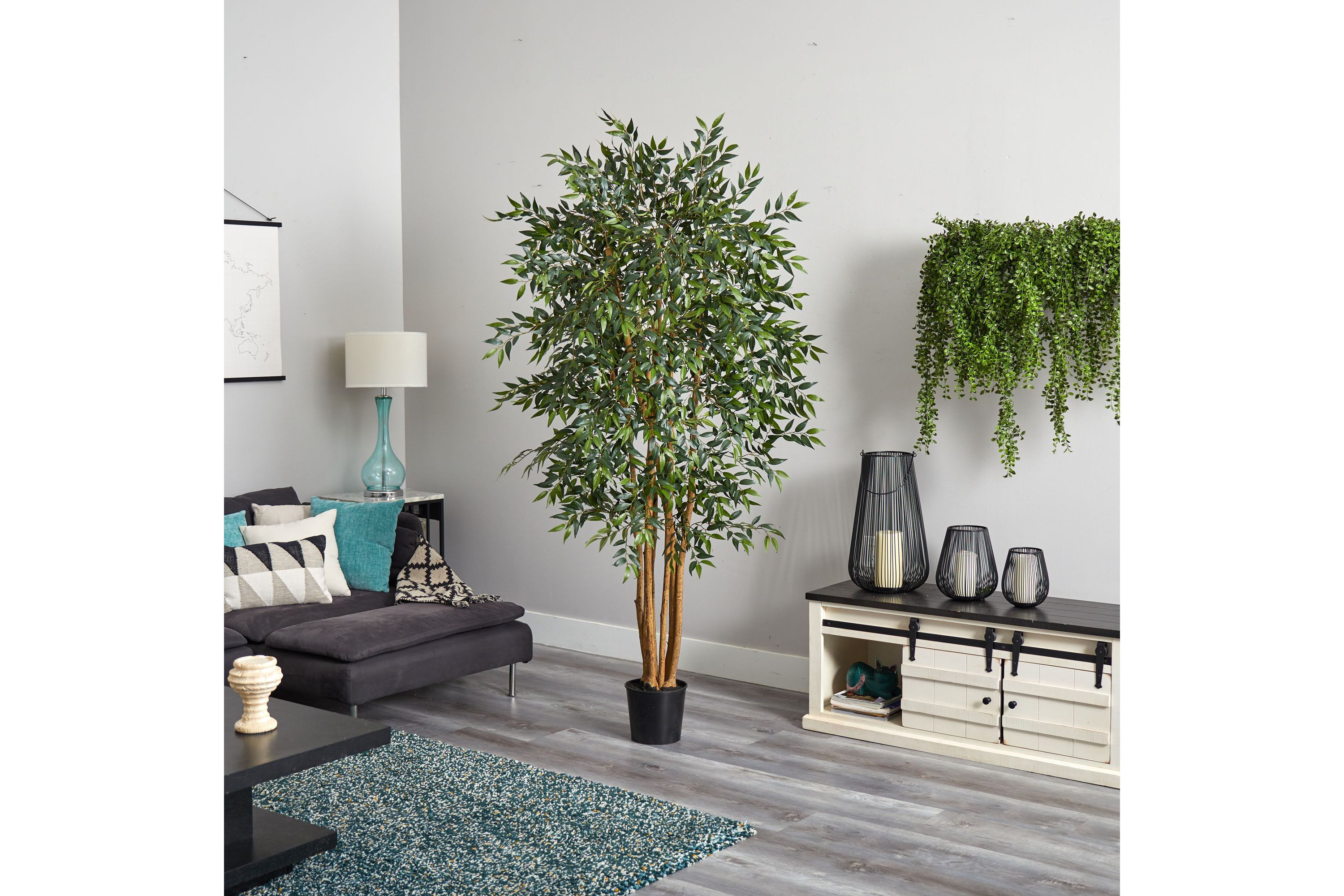 6 Smilax Silk Tree
