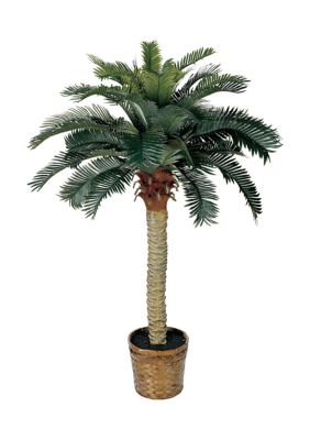 Nearly Natural 4-Foot Sago Silk Palm Tree