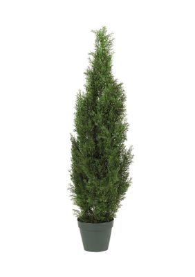 Nearly Natural 4-Foot Cedar Tree Silk Tree (Indoor/Outdoor)
