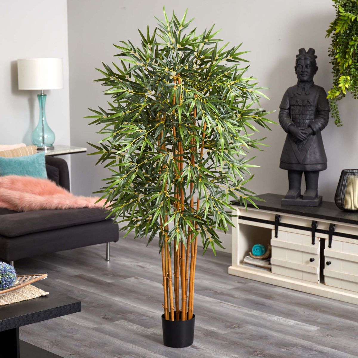 5 Curved Bamboo Silk Tree