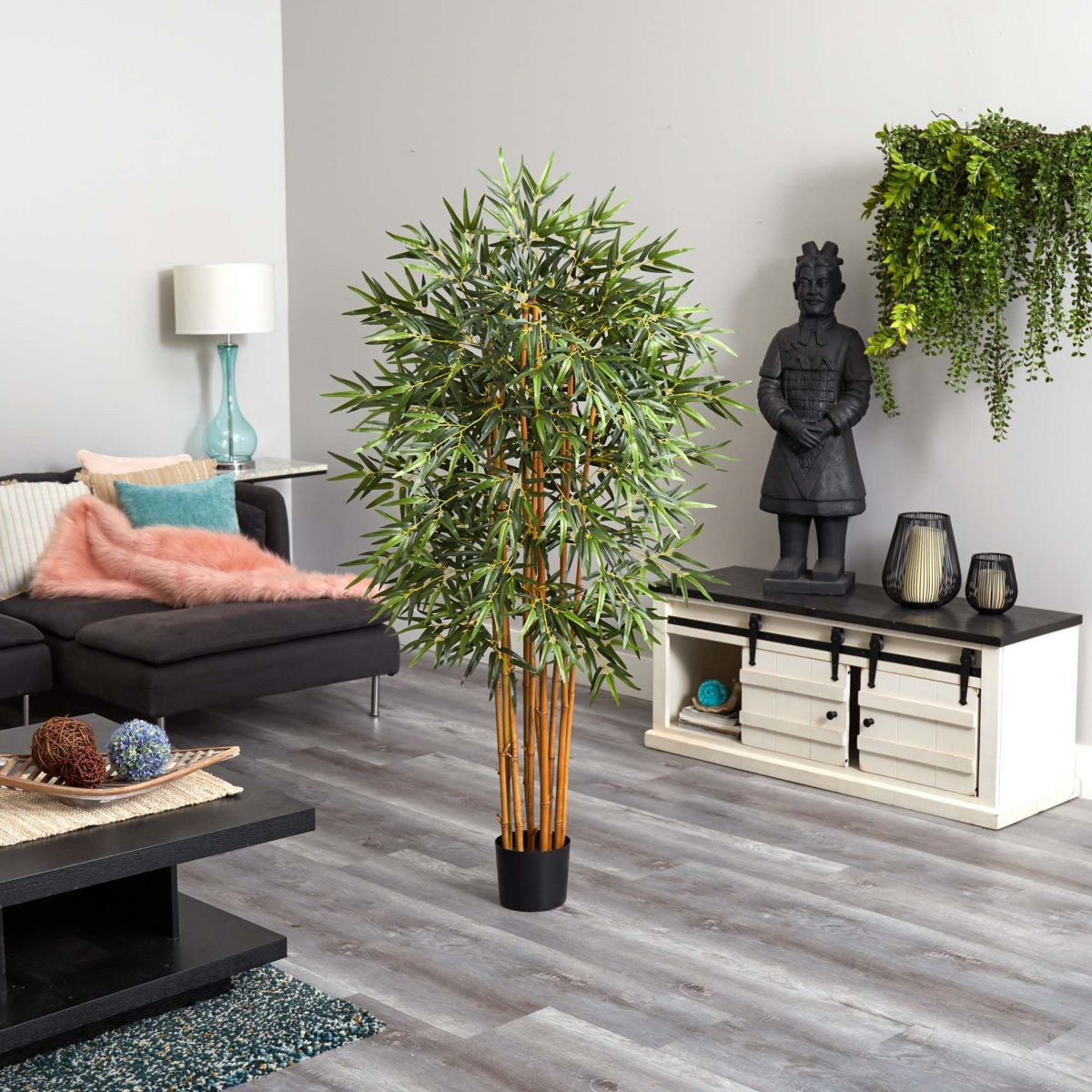 5 Curved Bamboo Silk Tree