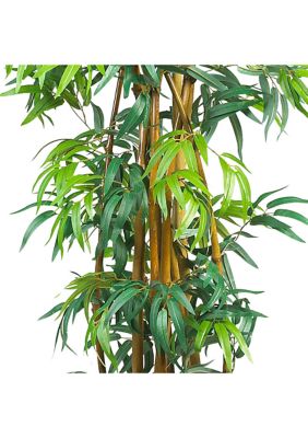 6' Curved Bamboo Silk Tree