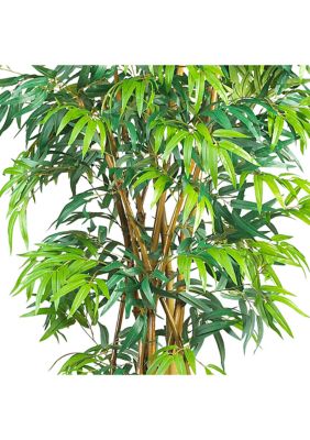 6' Curved Bamboo Silk Tree