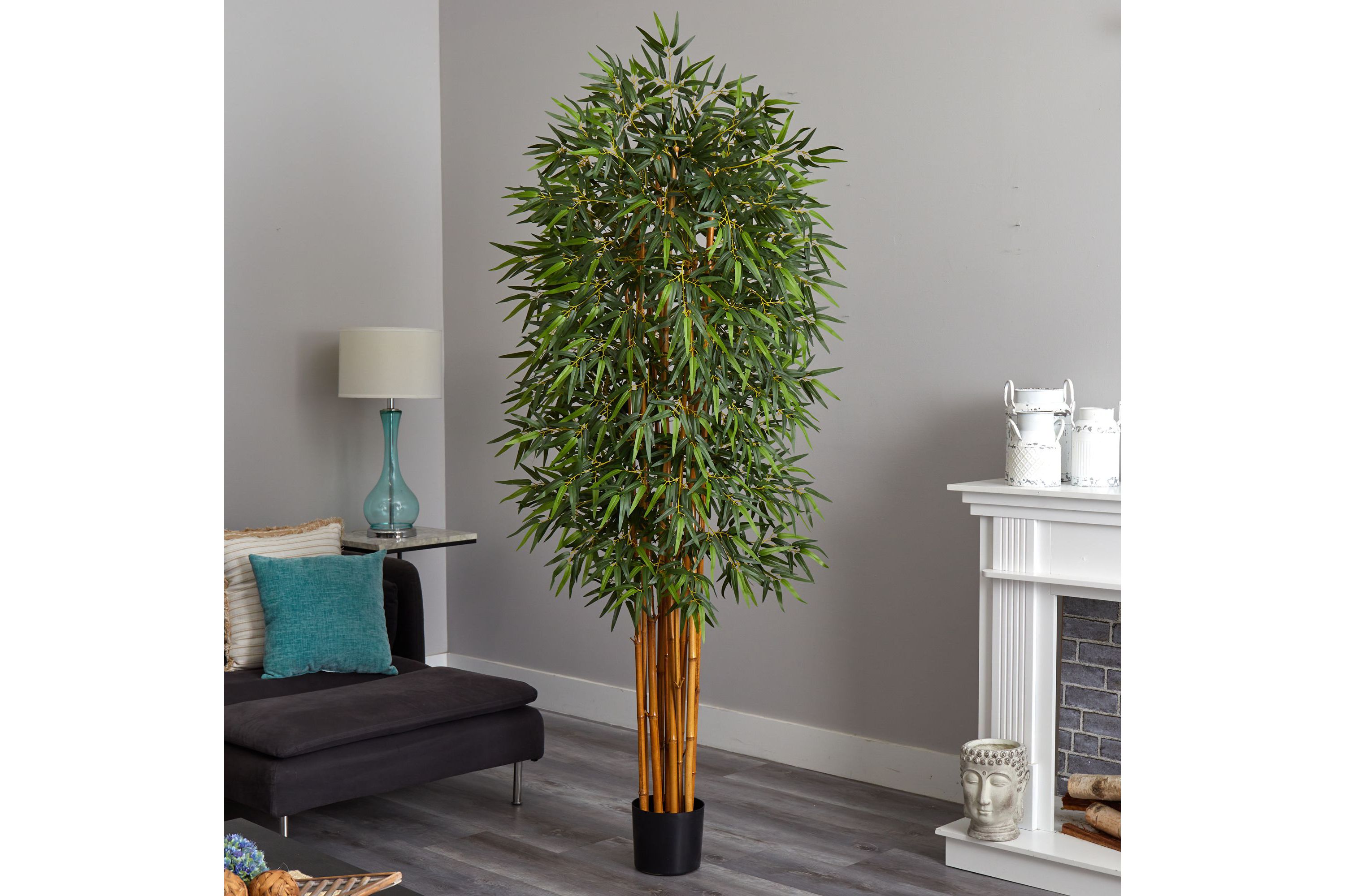 7-Foot Curved Bamboo Silk Tree
