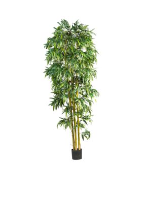 Nearly Natural 8-Foot Biggy Style Bamboo Tree, Green