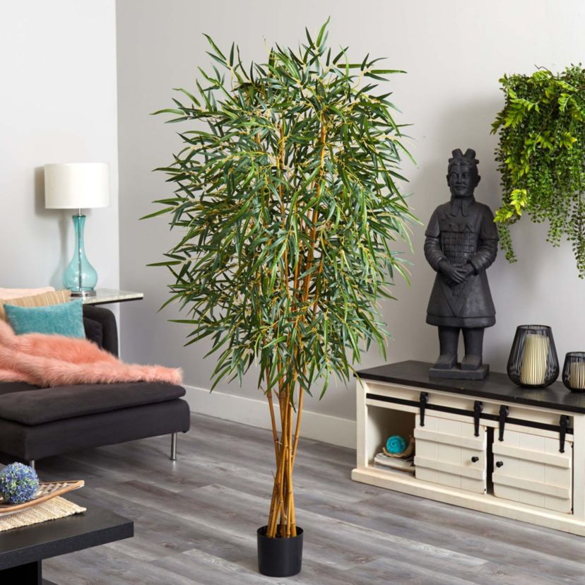 6-Foot Fancy Style Slim Bamboo Silk Tree