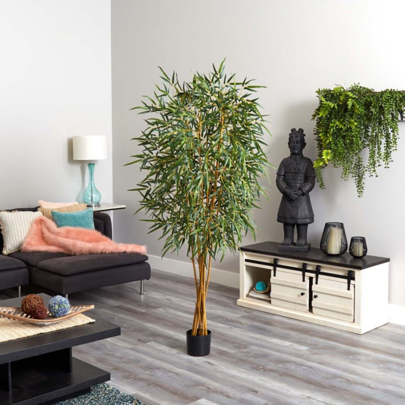 6-Foot Fancy Style Slim Bamboo Silk Tree