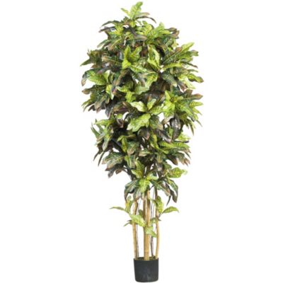 Nearly Natural 6' Croton Silk Tree