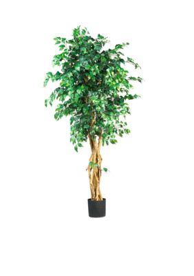 Nearly Natural 6-in. Palace Style Ficus Silk Tree, Green
