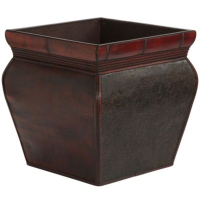 Square Planters with Rim (Set of 4)