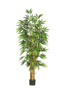 Nearly Natural Belly Bamboo Silk Tree, Green