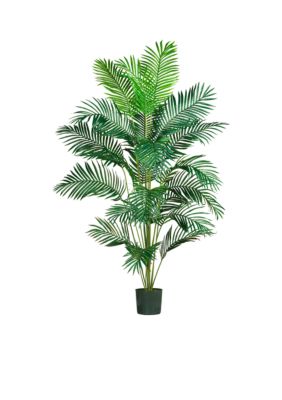 Nearly Natural 7-Foot Paradise Palm, Green
