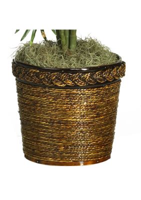 56-Inch Areca Palm Silk Tree with Basket