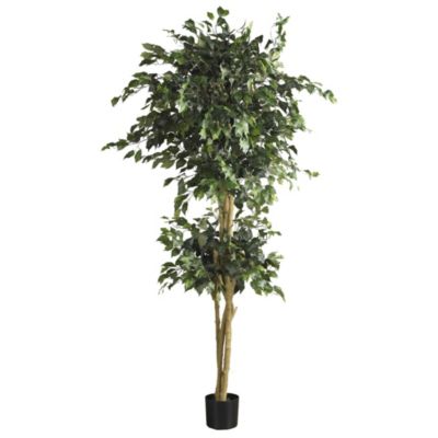 Nearly Natural 6' Double Ball Ficus Silk Tree