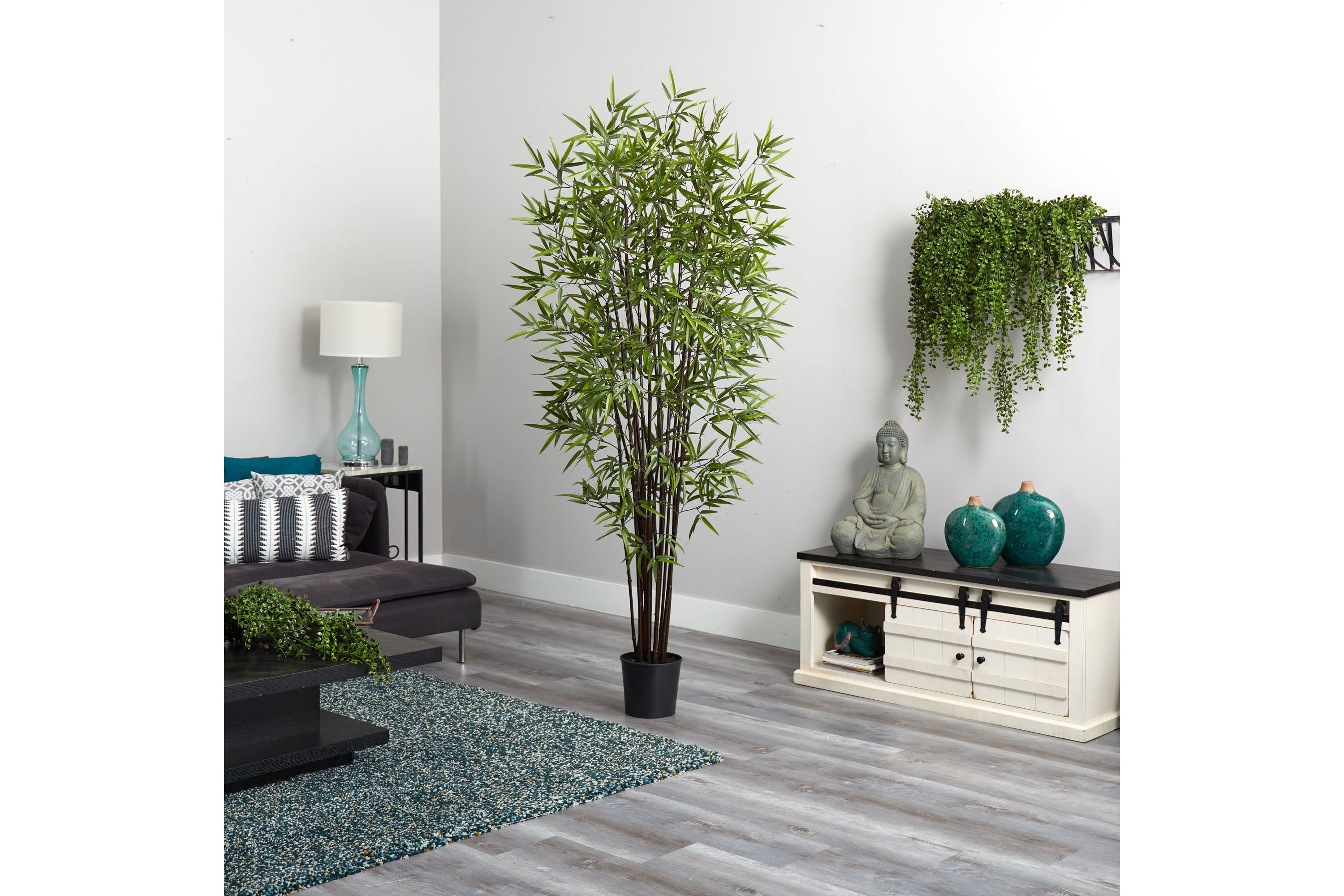 6.5-Foot Black Bamboo Silk Tree