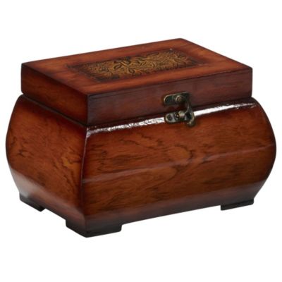 Decorative Lacquered Wood Chests (Set of 2)