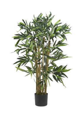 Nearly Natural Biggy Bamboo Silk Tree, Green