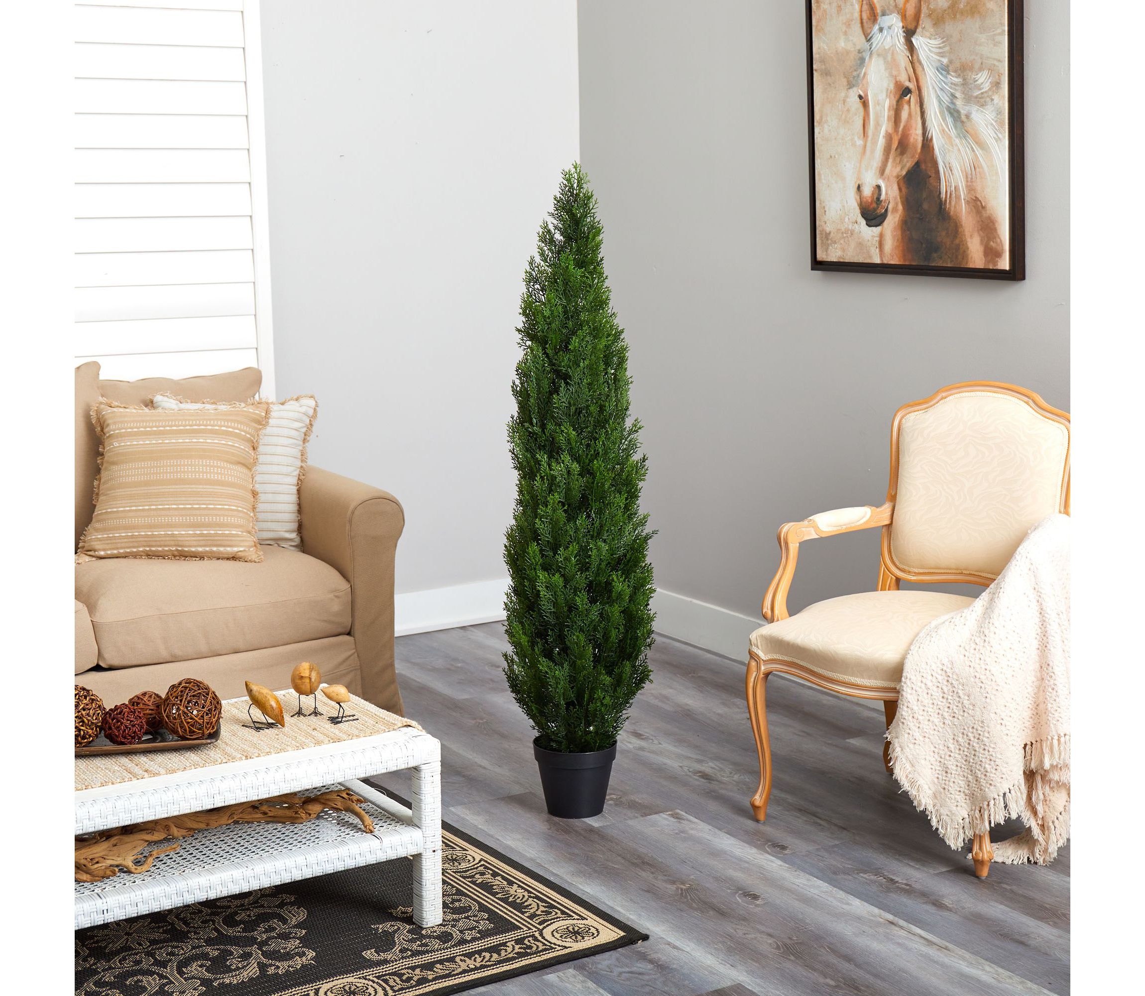 5-Foot Mini Cedar Pine Tree (Indoor/Outdoor)