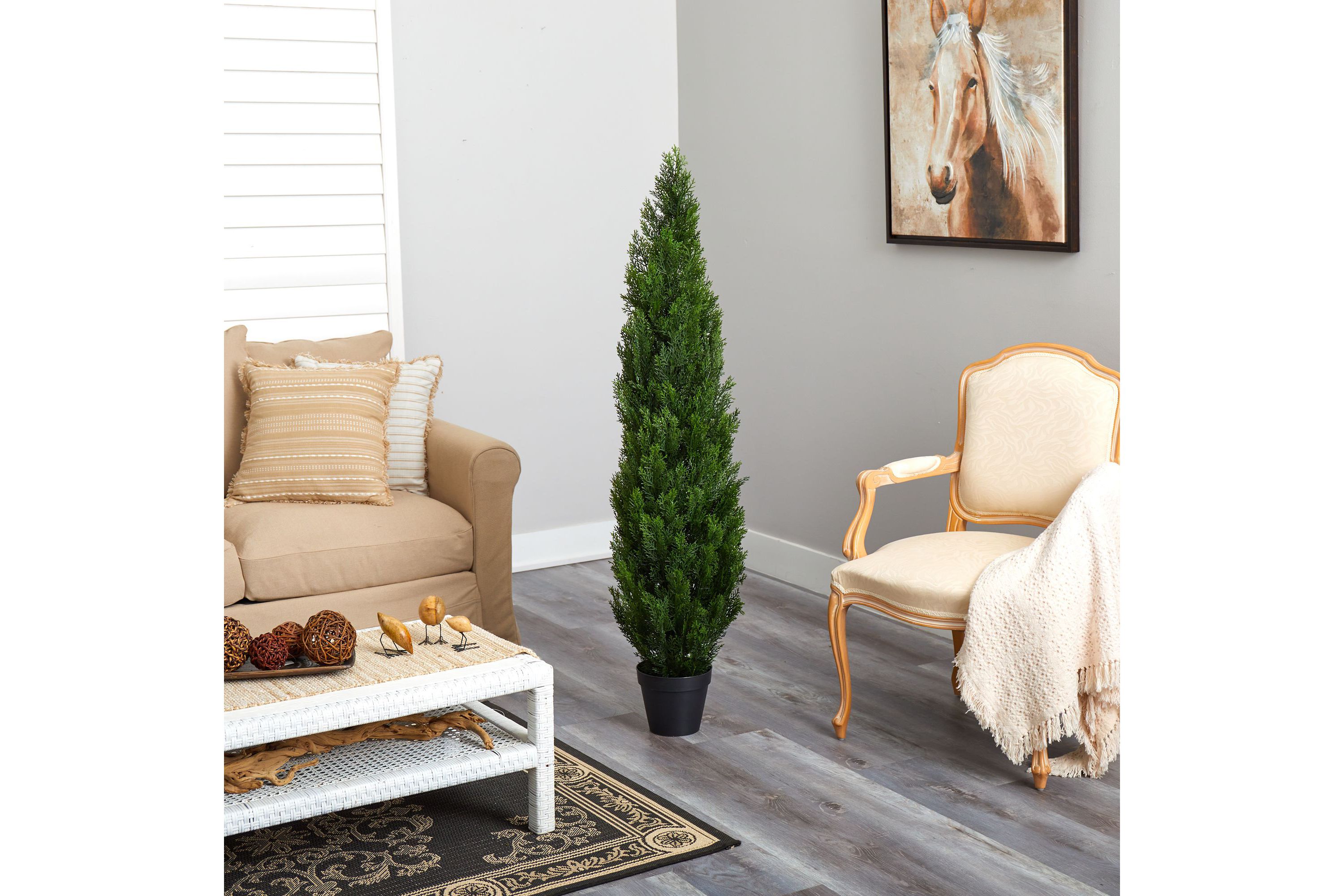 5-Foot Mini Cedar Pine Tree (Indoor/Outdoor)