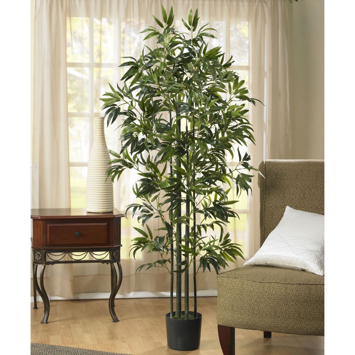 6 Bamboo Silk Tree - Green Trunks