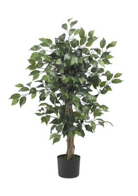 Nearly Natural 3-Foot Ficus Silk Tree, Green