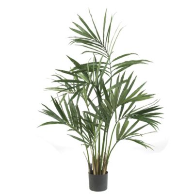 Nearly Natural 5 Foot Kentia Palm Silk Tree, Green