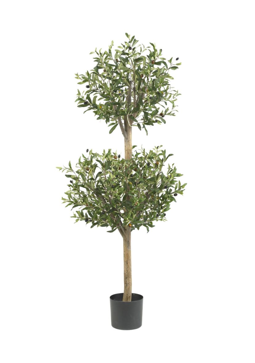 4.5 Olive Double Topiary Silk Tree