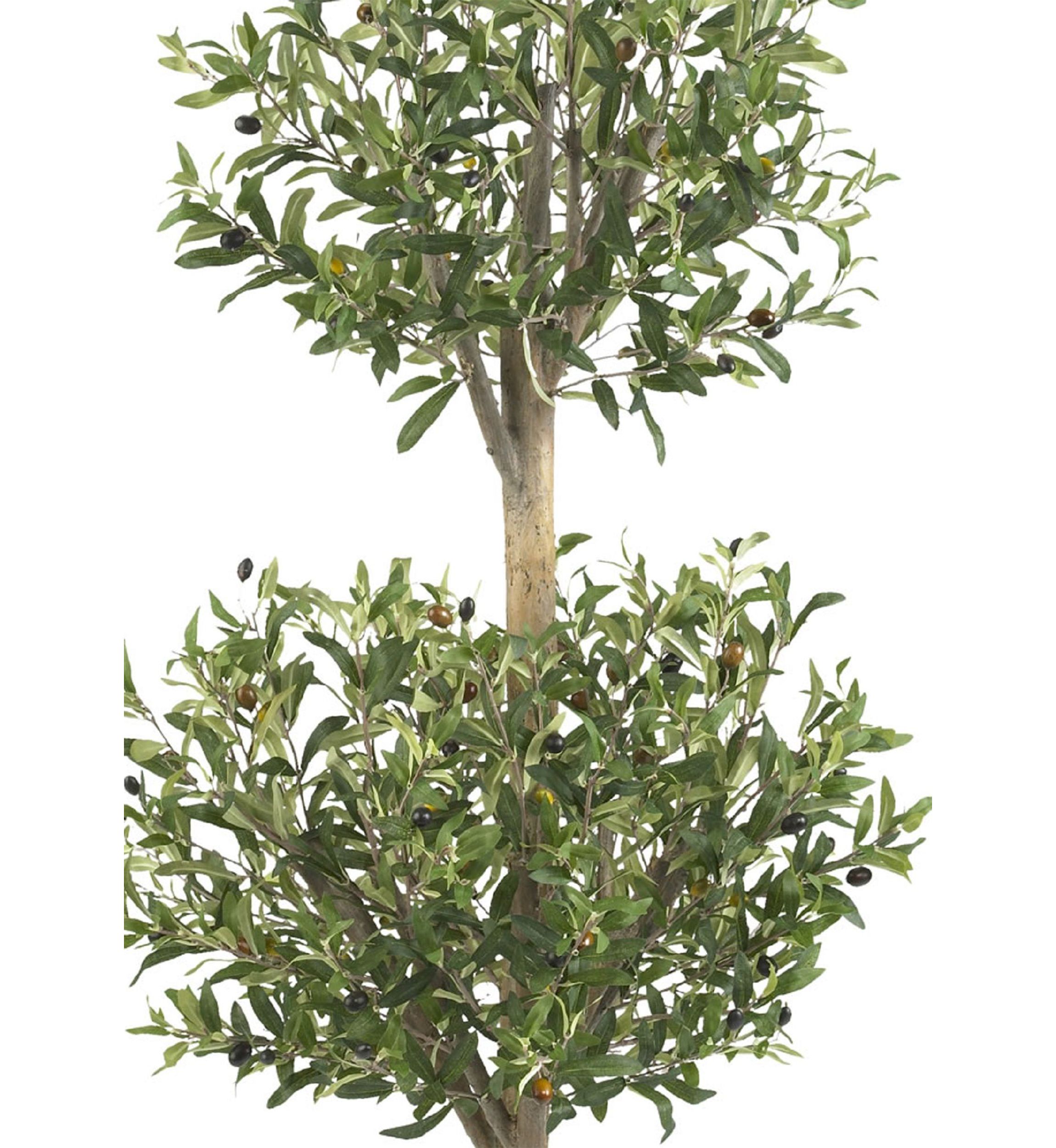 4.5 Olive Double Topiary Silk Tree