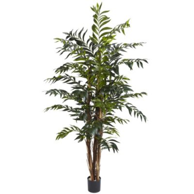 5-Foot Bamboo Palm Silk Tree