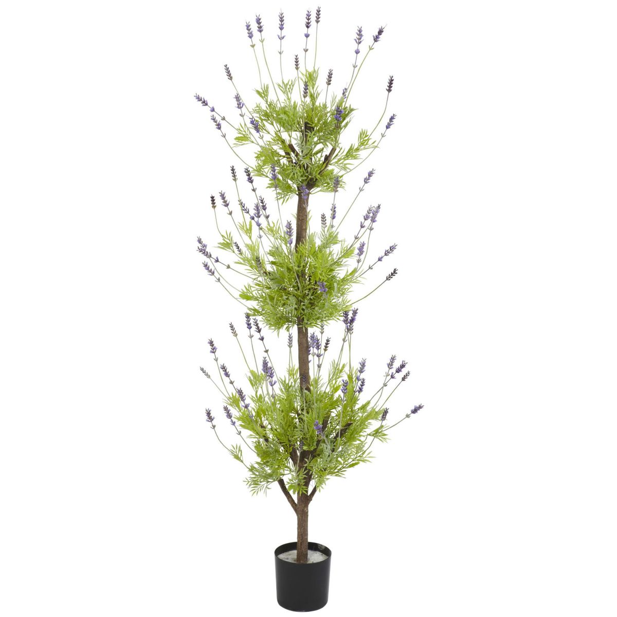 4 Lavender Topiary Silk Tree