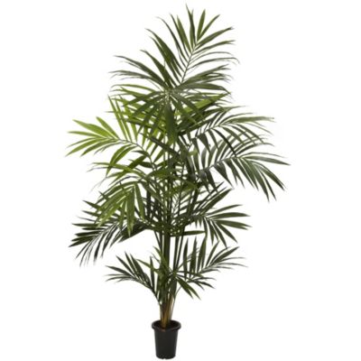 Nearly Natural 7' Kentia Palm Silk Tree, Green