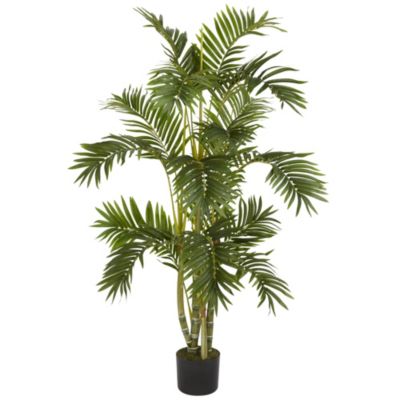 Nearly Natural 4-Foot Areca Palm Silk Tree, Green