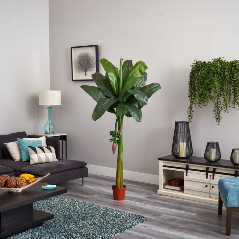 6 Banana Silk Tree - Real Touch