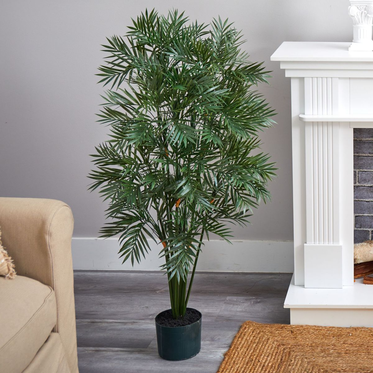 4 Foot Plastic Parlour Palm Tree
