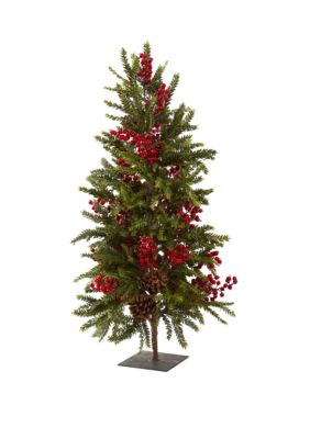 3 Ft Pine and Berry Christmas Tree