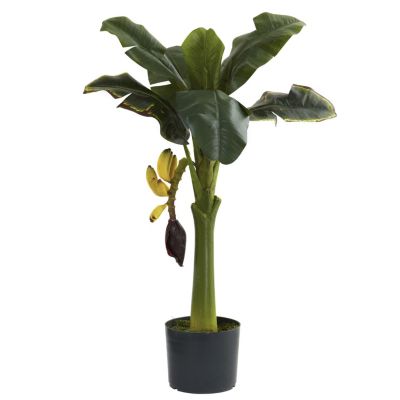 Nearly Natural 3' Banana Tree, Green