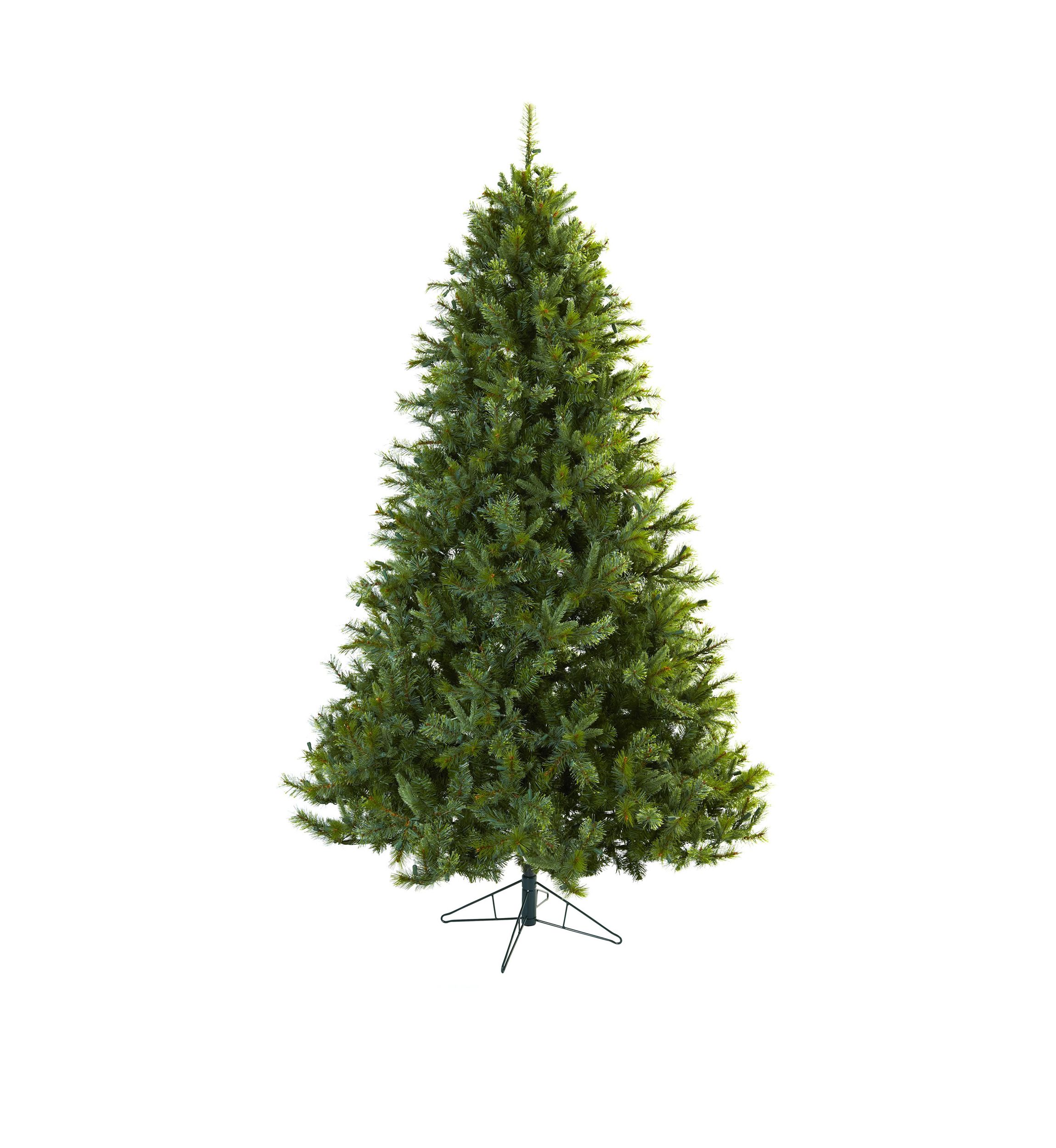7.5 ft Majestic Multi-Pine Christmas Tree with Clear Lights