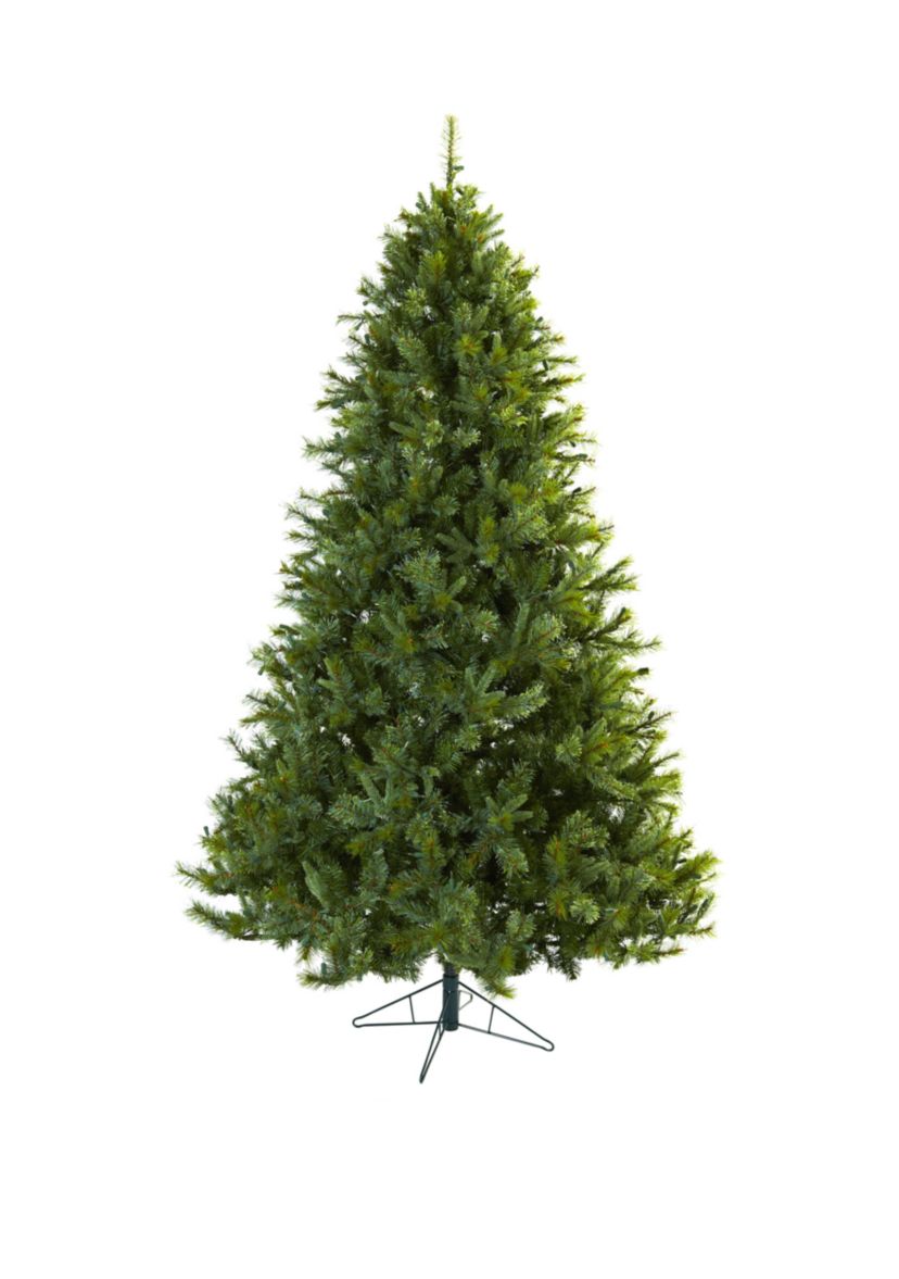 7.5 ft Majestic Multi-Pine Christmas Tree with Clear Lights