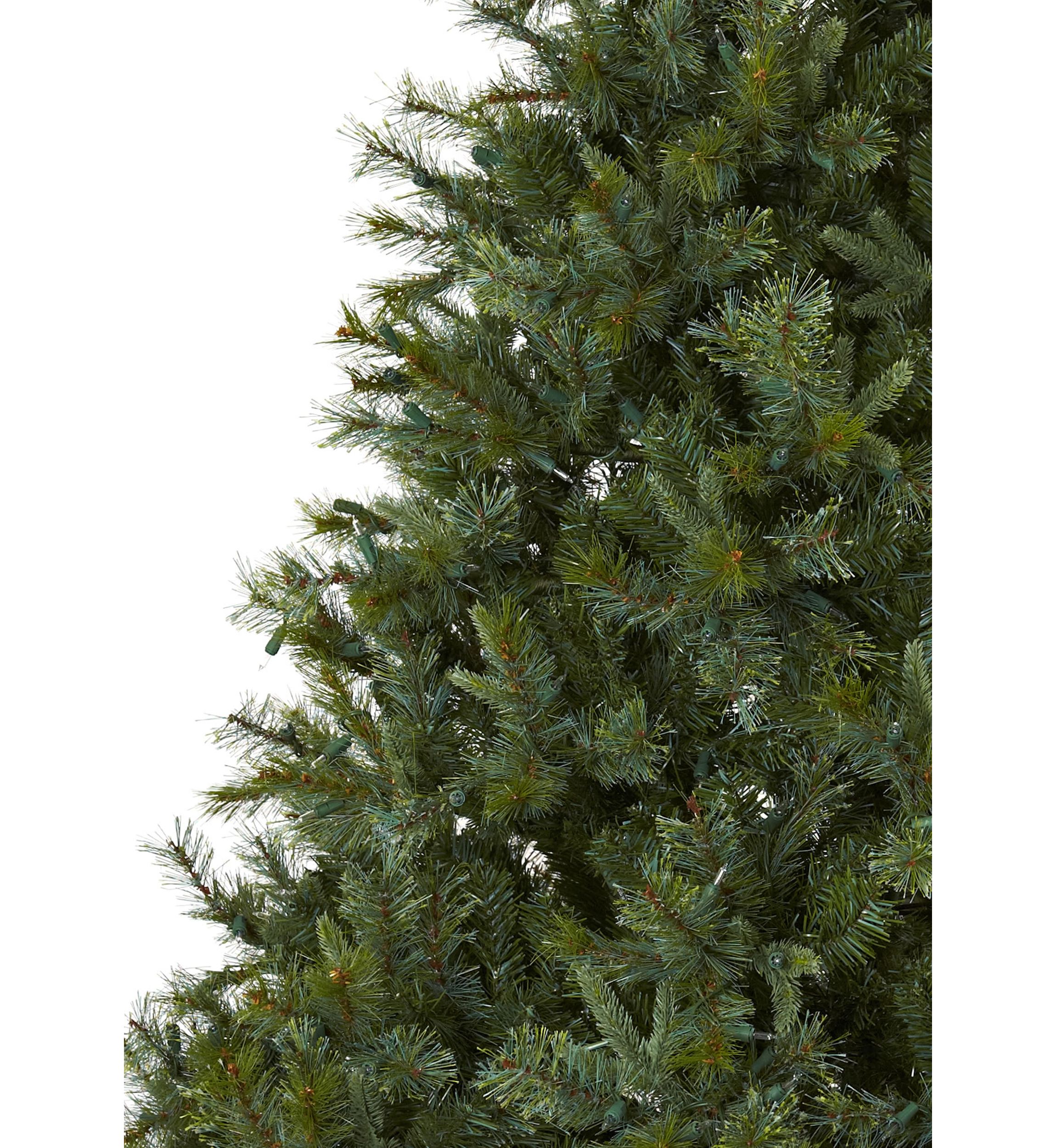 7.5 ft Majestic Multi-Pine Christmas Tree with Clear Lights