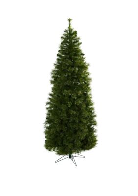 7.5 ft Cashmere Slim Christmas Tree with Clear Lights