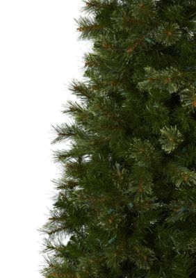 7.5 ft Cashmere Slim Christmas Tree with Clear Lights