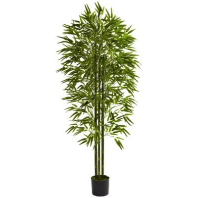 Nearly Natural 6' UV Resistant Bamboo Tree - Indoor and Outdoor, Green