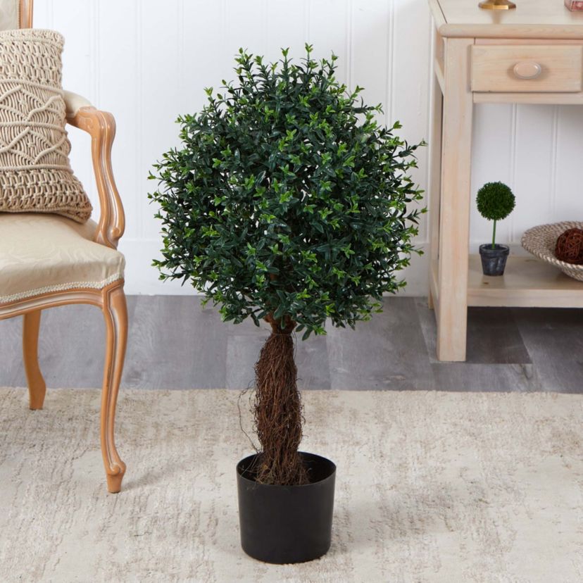 35 Ixora Topiary UV Resistant Indoor Outdoor Patio Porch Décor