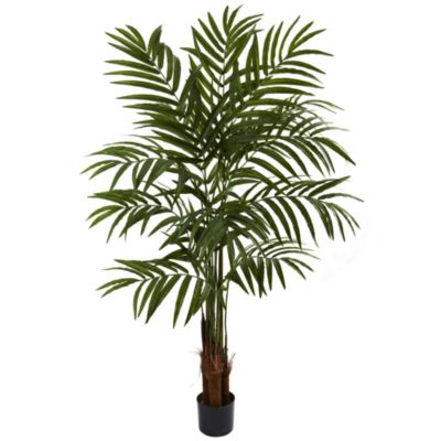 Nearly Natural 5' Big Palm Tree, Green